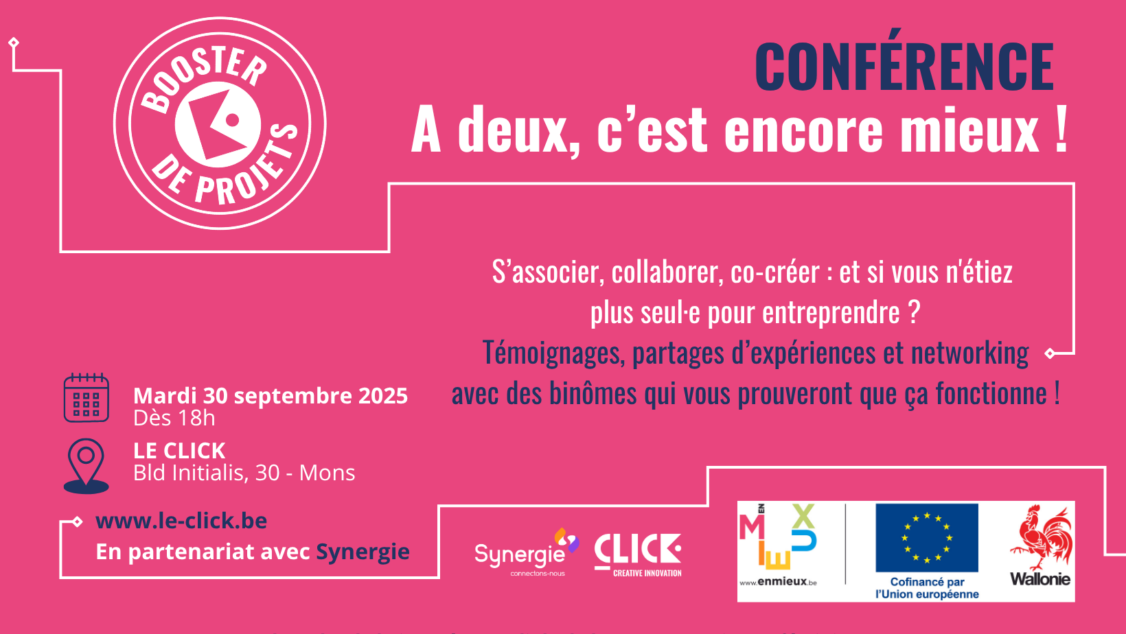 CONFERENCE : A DEUX, C'EST ENCORE MIEUX !