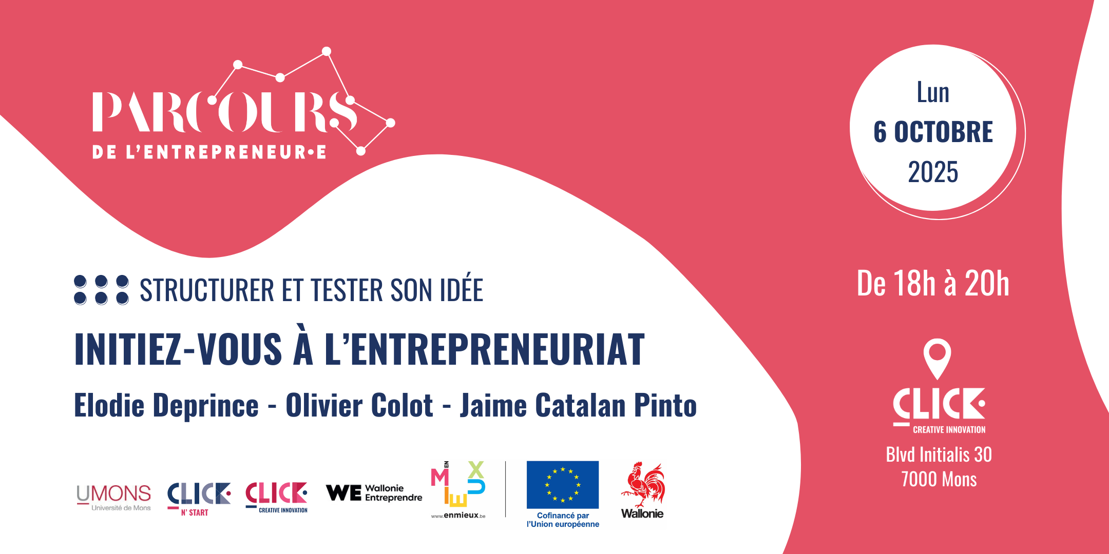 Parcours de l'Entrepreneur - Atelier 01/12/2025