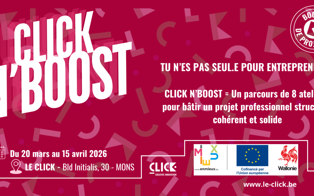 CLICK N&rsquo;BOOST : Parcours d&rsquo;ateliers