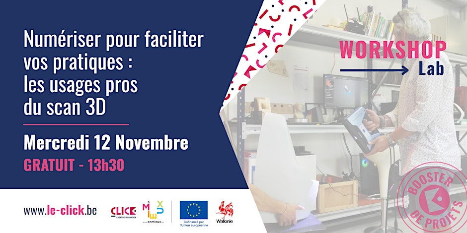 CLICK Visuel du workshop pour le scanner 3D