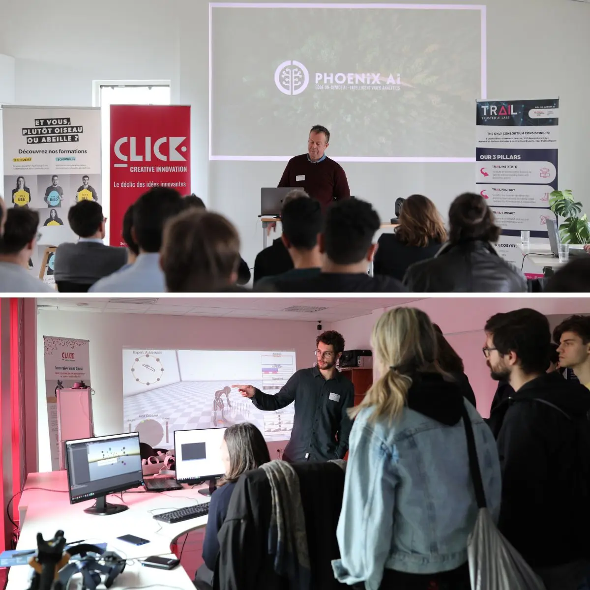 Traill Hitt ateliers au CLICK