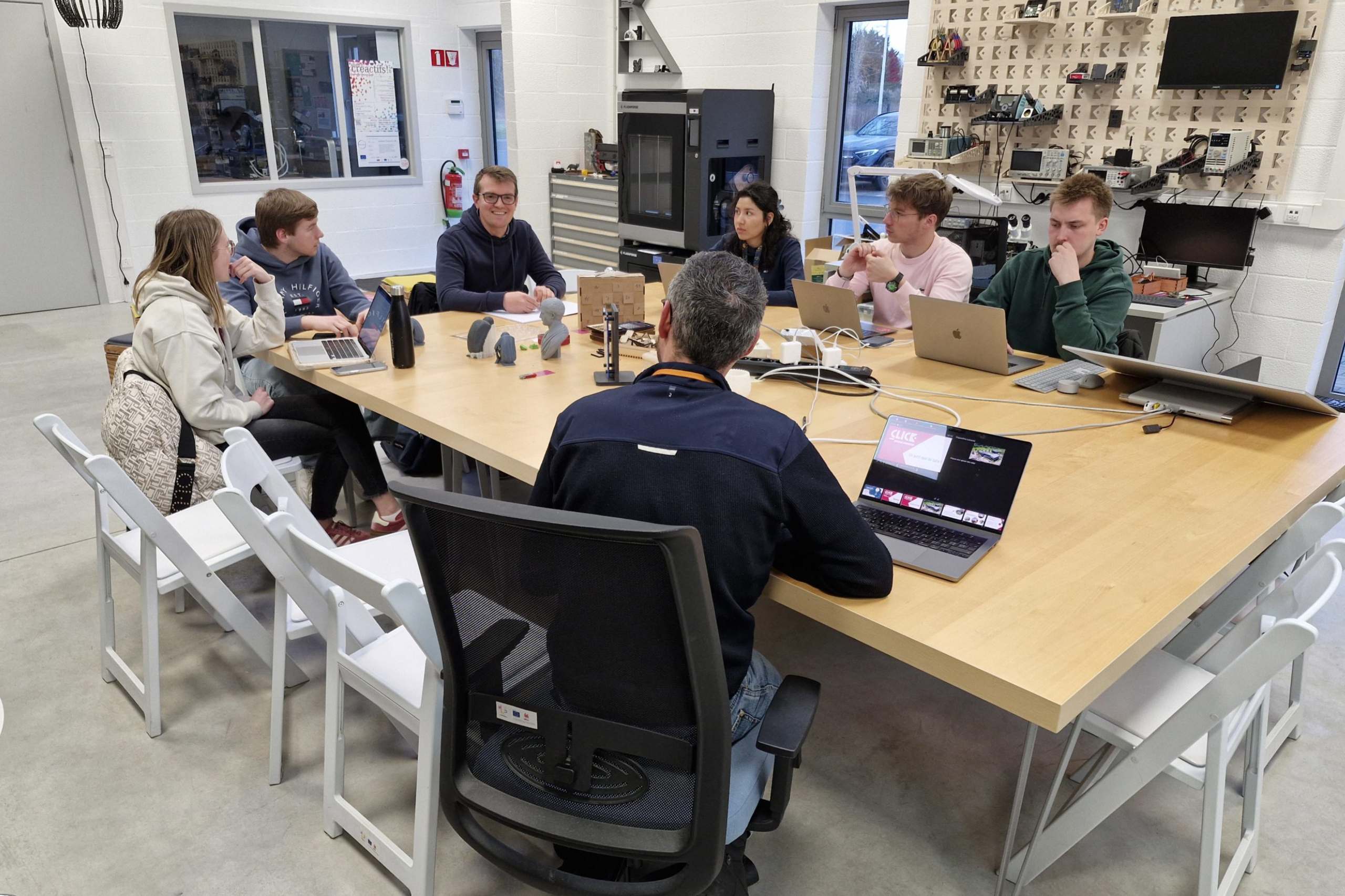 Visite guidée des installations du Fab Lab